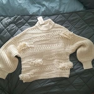 Ivory knit sweater